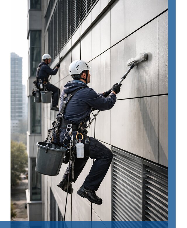 Мойка вентилируемого фасада в Донецке от 274 р. | ВЫСОТНИК-Днк