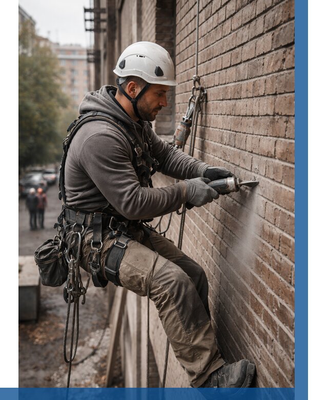 Расшивка кирпичных швов в Донецке от 657 р. | ВЫСОТНИК-Днк