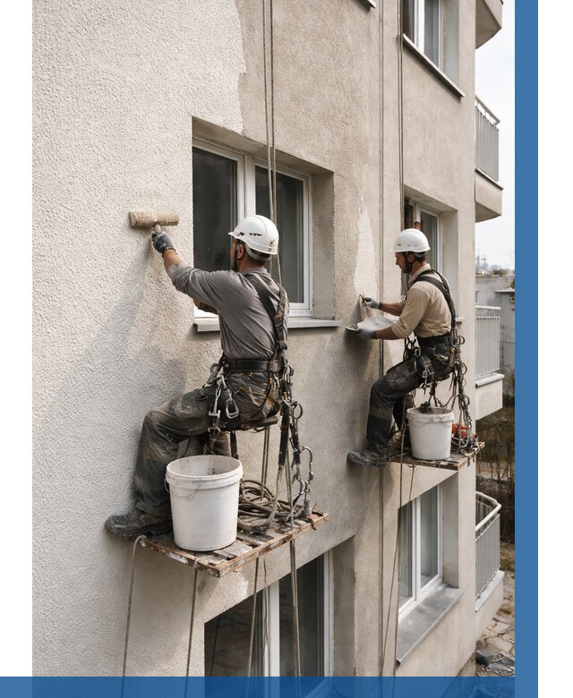 Нанесение короеда на фасад в Донецке от 493 р. | ВЫСОТНИК-Днк