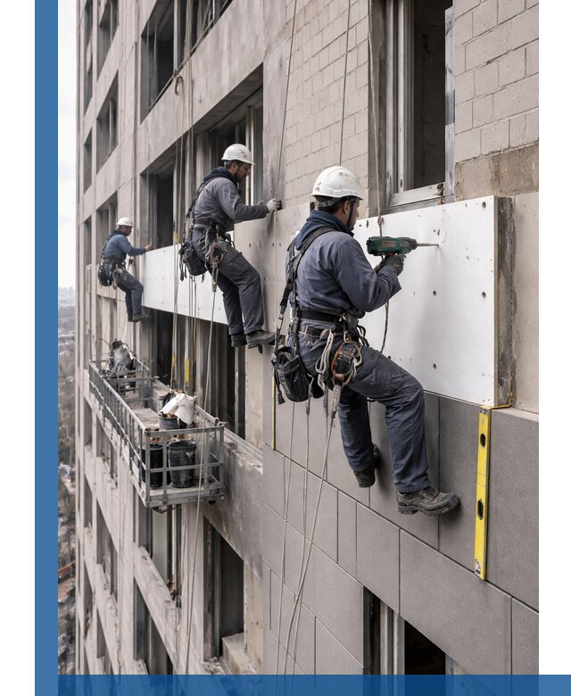 Монтаж фасадных термопанелей высокого качества в Донецке