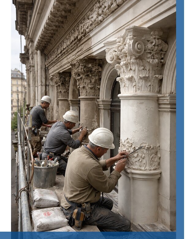 Реставрация фасадной лепнины в Донецке от 2737 р. | ВЫСОТНИК-Днк