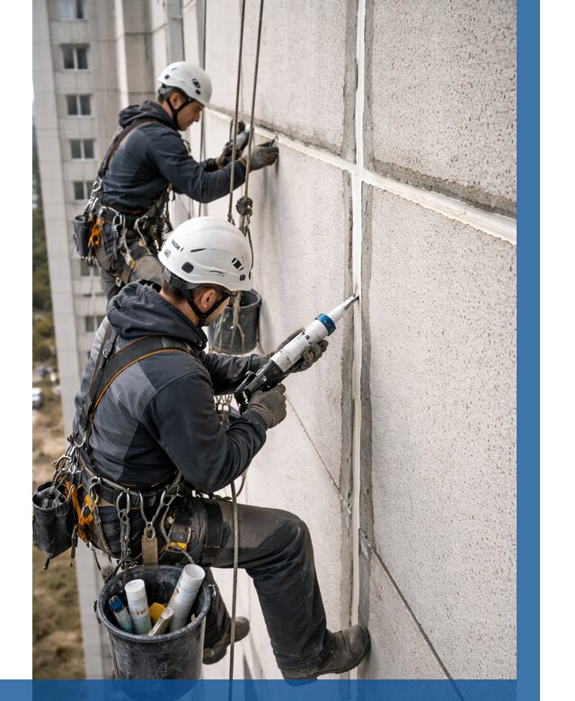 Герметизация межпанельных швов в Донецке от 766 р. | ВЫСОТНИК-Днк