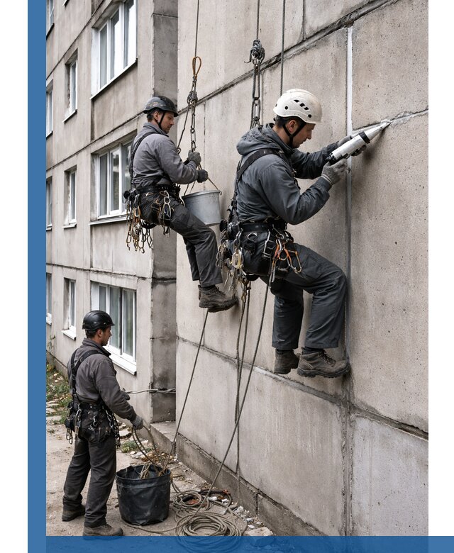 Герметизация межпанельных швов в Донецке с гарантией герметичности