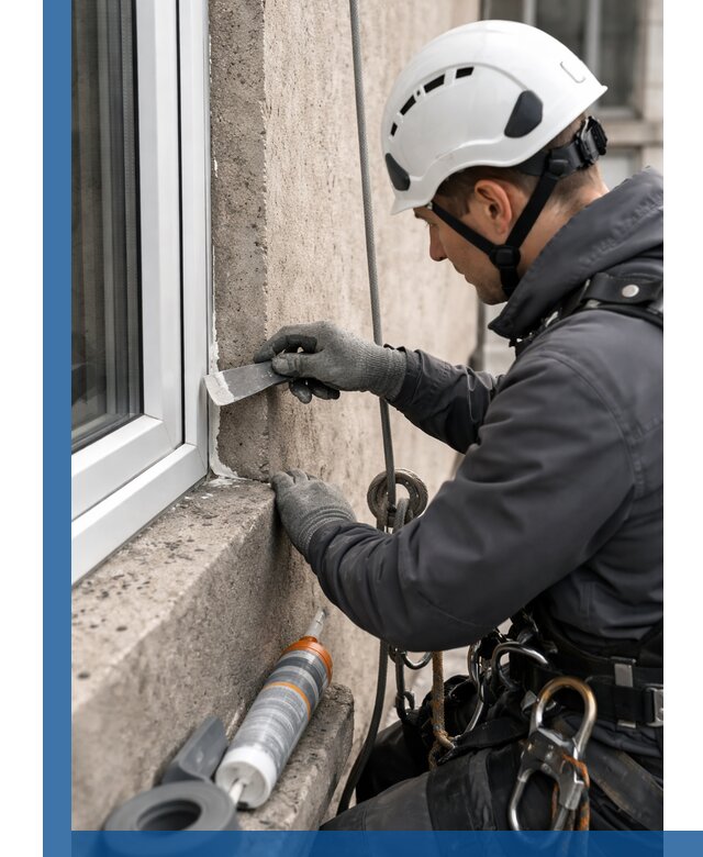 Герметизация монтажных швов окон в Донецке с гарантией качества