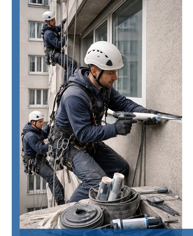 Герметизация швов лоджии в Донецке профессионально и надежно