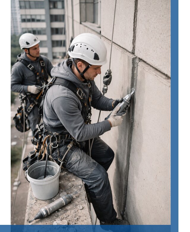 Ремонт деформационных швов здания в Донецке от 1095 р. | ВЫСОТНИК-Днк