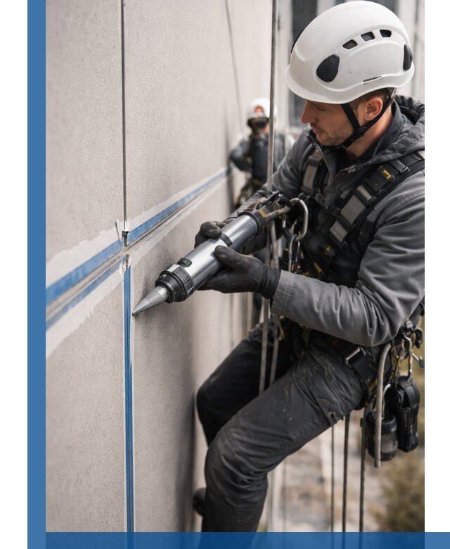 Герметизация стыков фасадных панелей в Донецке качественно и быстро