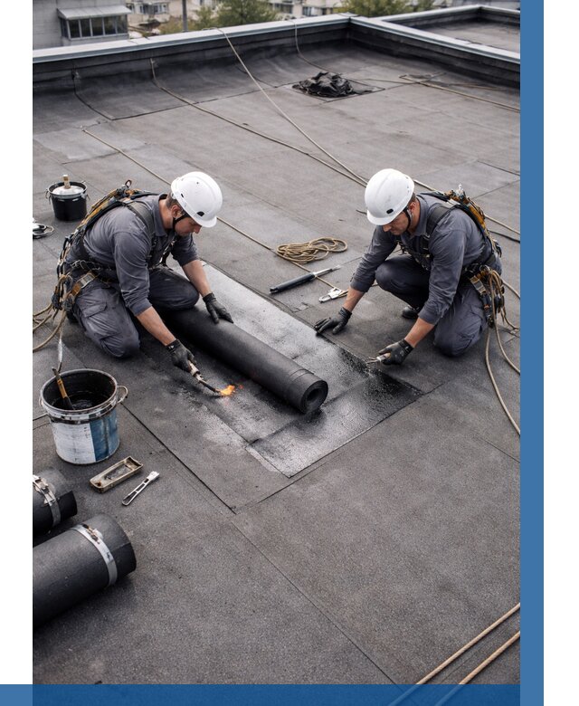 Ремонт мягкой кровли под ключ в Донецке от 766 р. | ВЫСОТНИК-Днк