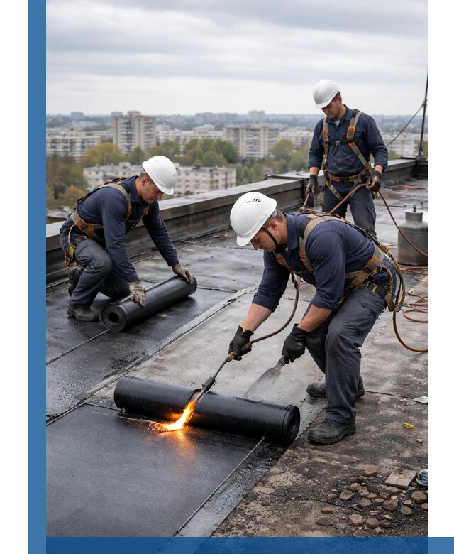 Ремонт наплавляемой кровли в Донецке качественно и надежно