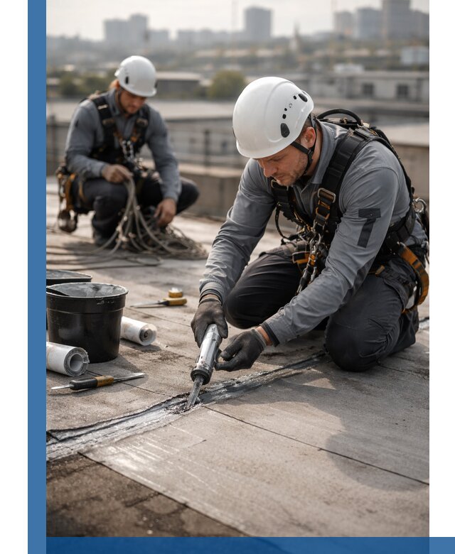 Аварийное и капитальное устранение протечек кровли в Донецке