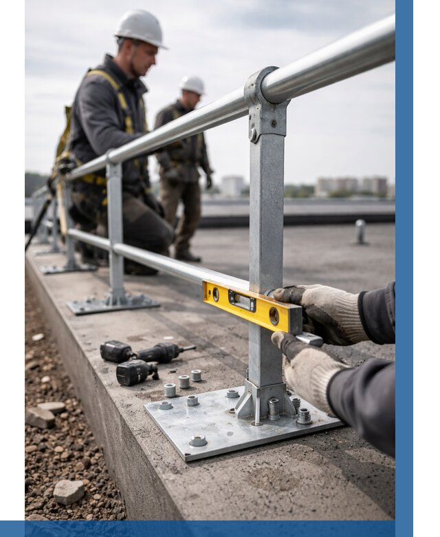 Монтаж кровельного ограждения в Донецке от 1314 р. | ВЫСОТНИК-Днк