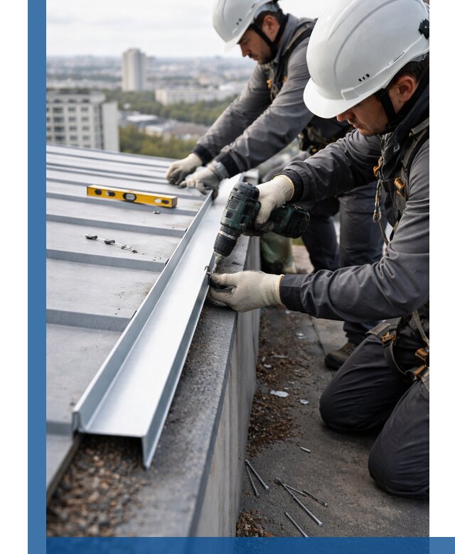 Монтаж капельника на кровле в Донецке с гарантией качества