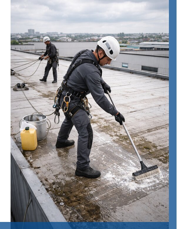 Очистка крыши по графику в Донецке от 8211 р. | ВЫСОТНИК-Днк