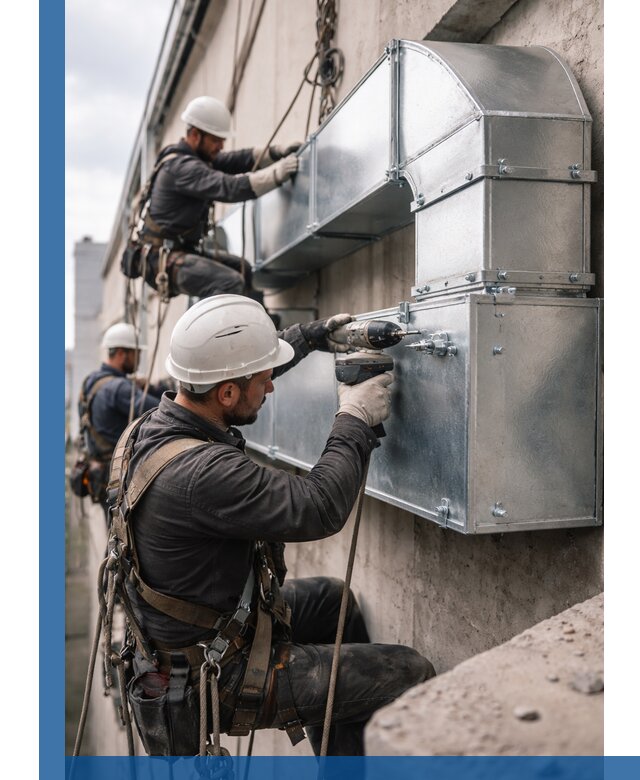 Профессиональный монтаж вентиляционных коробов в Донецке под ключ