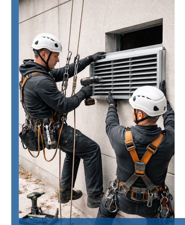 Монтаж вентиляционных решеток в Донецке профессиональный сервис