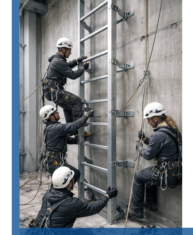 Монтаж металлических лестниц в Донецке под ключ со гарантией