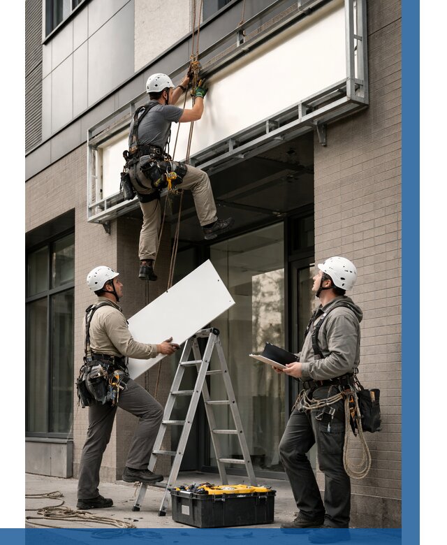 Монтаж светового короба в Донецке от 7116 р. | ВЫСОТНИК-Днк