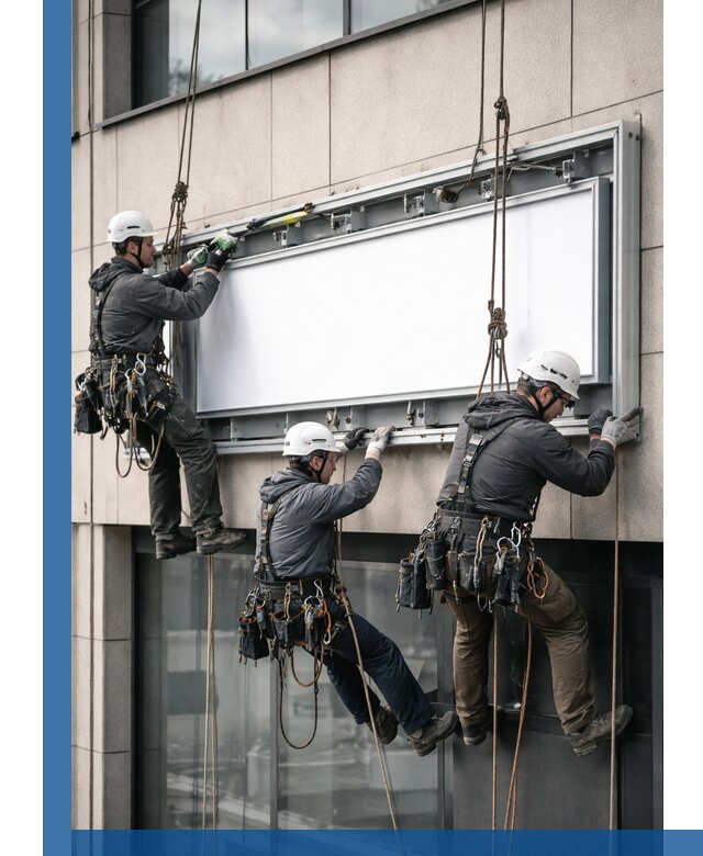 Профессиональный монтаж светового короба под ключ в Донецке