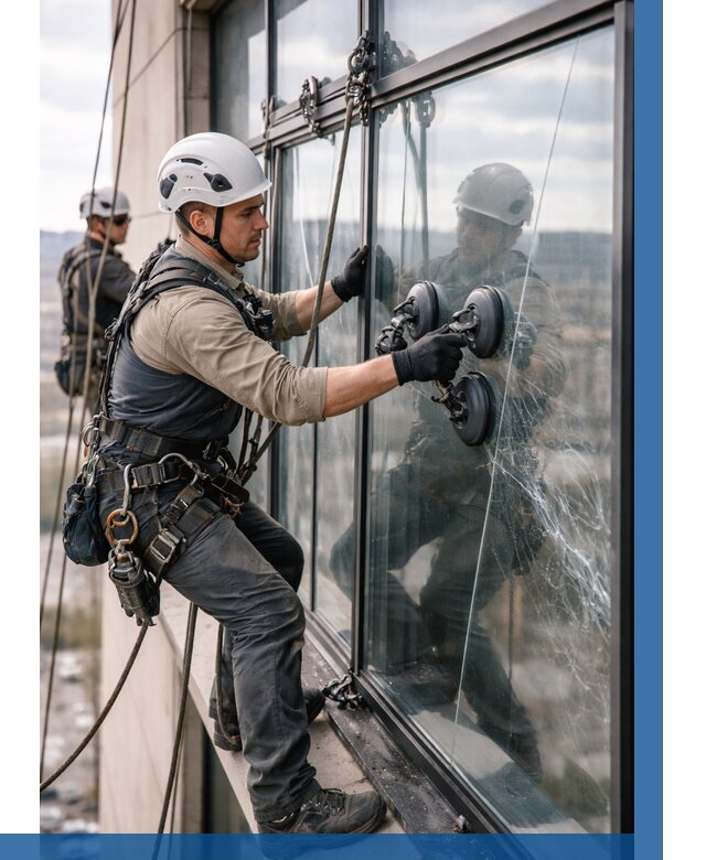 Замена стекла в витраже в Донецке под ключ от 9306 р. | ВЫСОТНИК-Днк