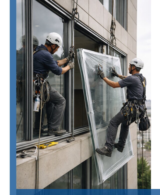 Профессиональная замена стекла в витраже в Донецке с гарантией