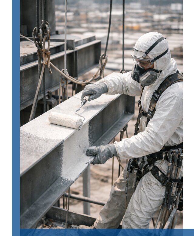 Профессиональная огнезащитная обработка металлоконструкций в Донецке