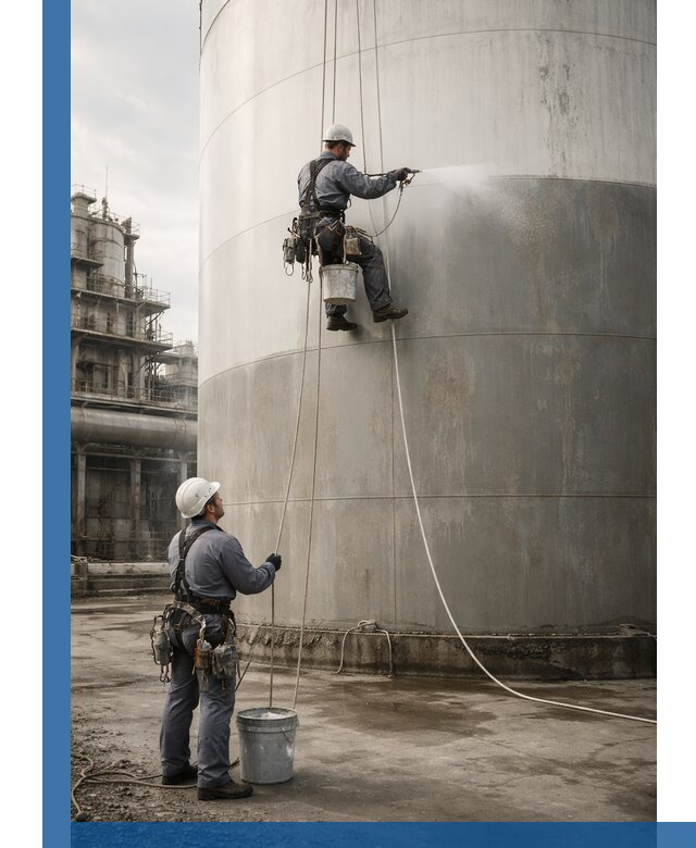 Покраска стальных резервуаров и емкостей в Донецке профессионально