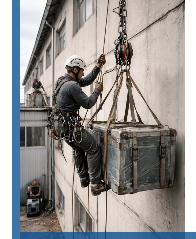 Подъем грузов на высоту в Донецке для промышленных объектов