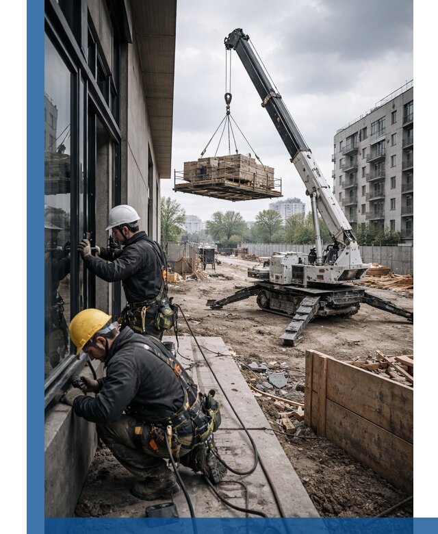 Аренда крана Пионер в Донецке для строительных работ