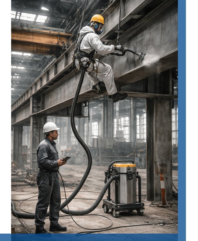 Обеспыливание конструкций в цехе в Донецке от 4598 р. | ВЫСОТНИК-Днк