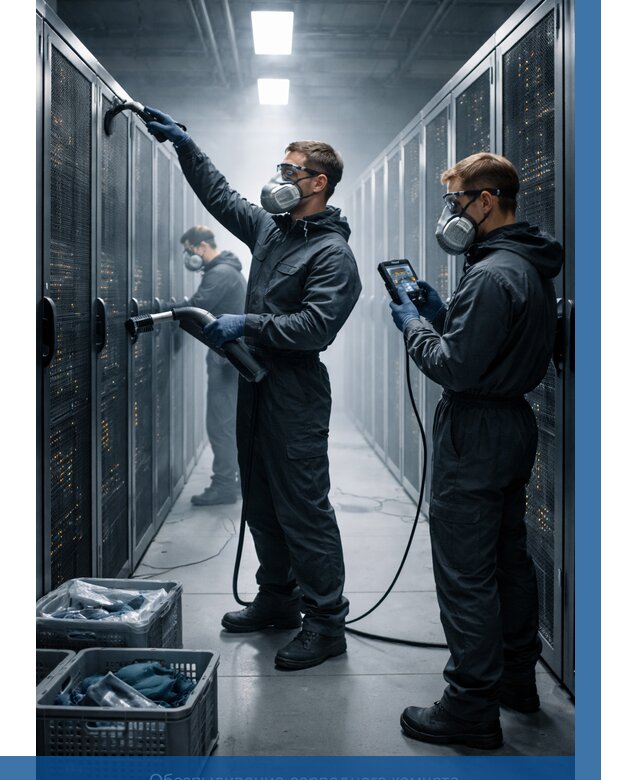 Обеспыливание серверной комнаты в Донецке от 4927 р. | ВЫСОТНИК-Днк