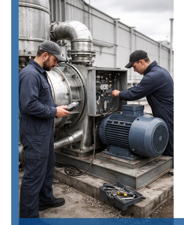 Техническое обслуживание промышленного оборудования в Донецке