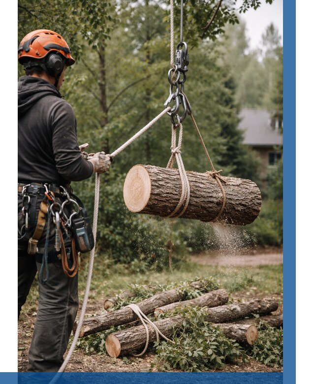 Валка деревьев частями в Донецке от 8211 р. | ВЫСОТНИК-Днк