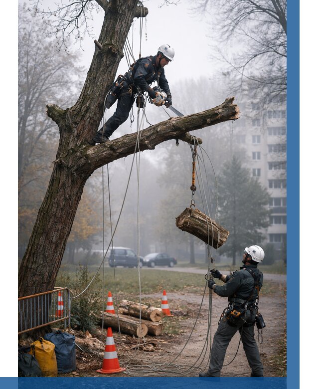 Удаление аварийных деревьев в Донецке от 16422 р. | ВЫСОТНИК-Днк